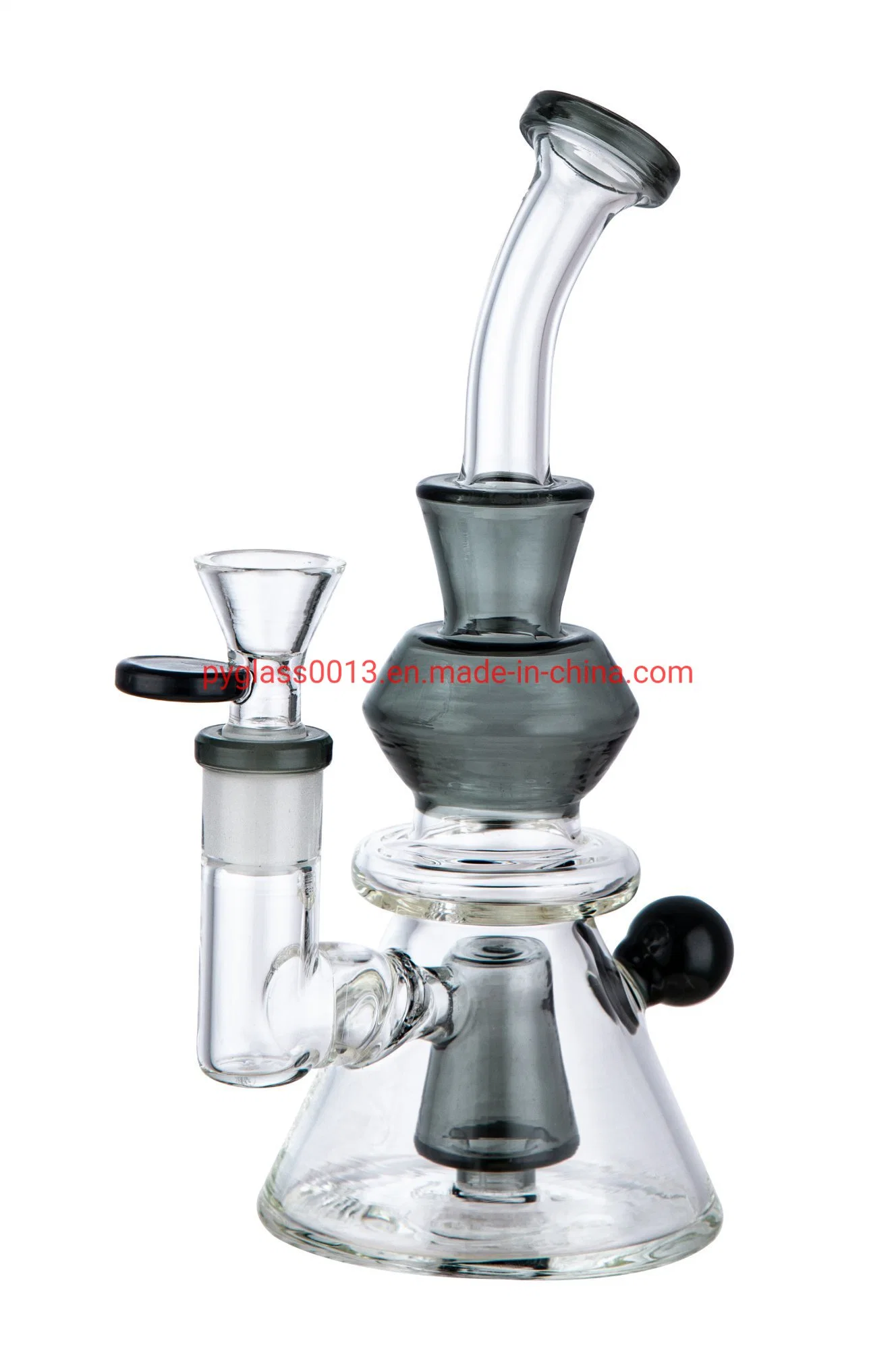 Mini 8 pulgadas Venta caliente tubo de Borosilicato Tabaco tubo de vidrio Beaker Fumar pipas Shisha con Quartz Banger