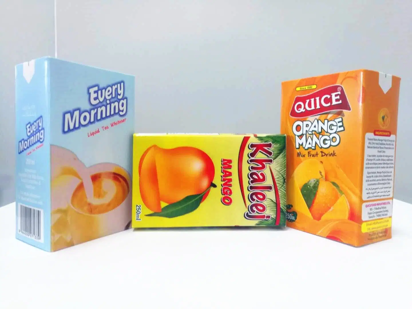 8 Colors Printing Aseptic Packaging for Liquid/Milk/Drinking