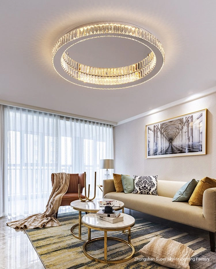 Super hôtel Skylite lustre en cristal LAMPE ECLAIRAGE PLAFONNIER LED Salon moderne voyant DEL