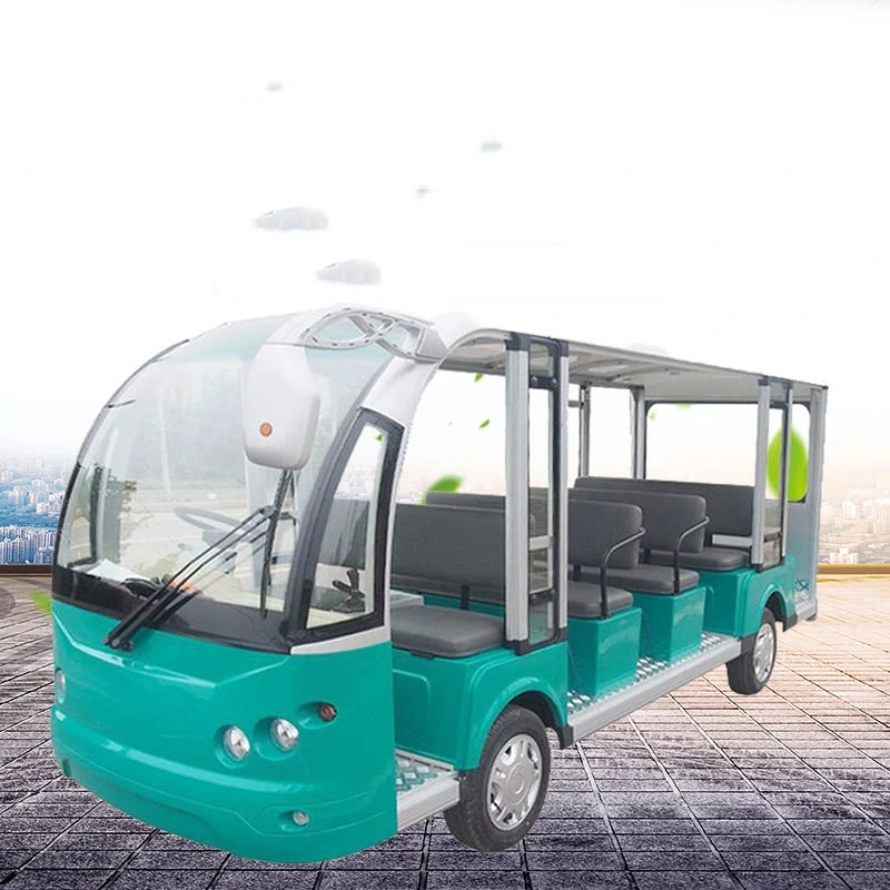 New Product Customization Electric Low Speed Luxurious Classic Eleven Seats City Shuttle Sightseeing Bus