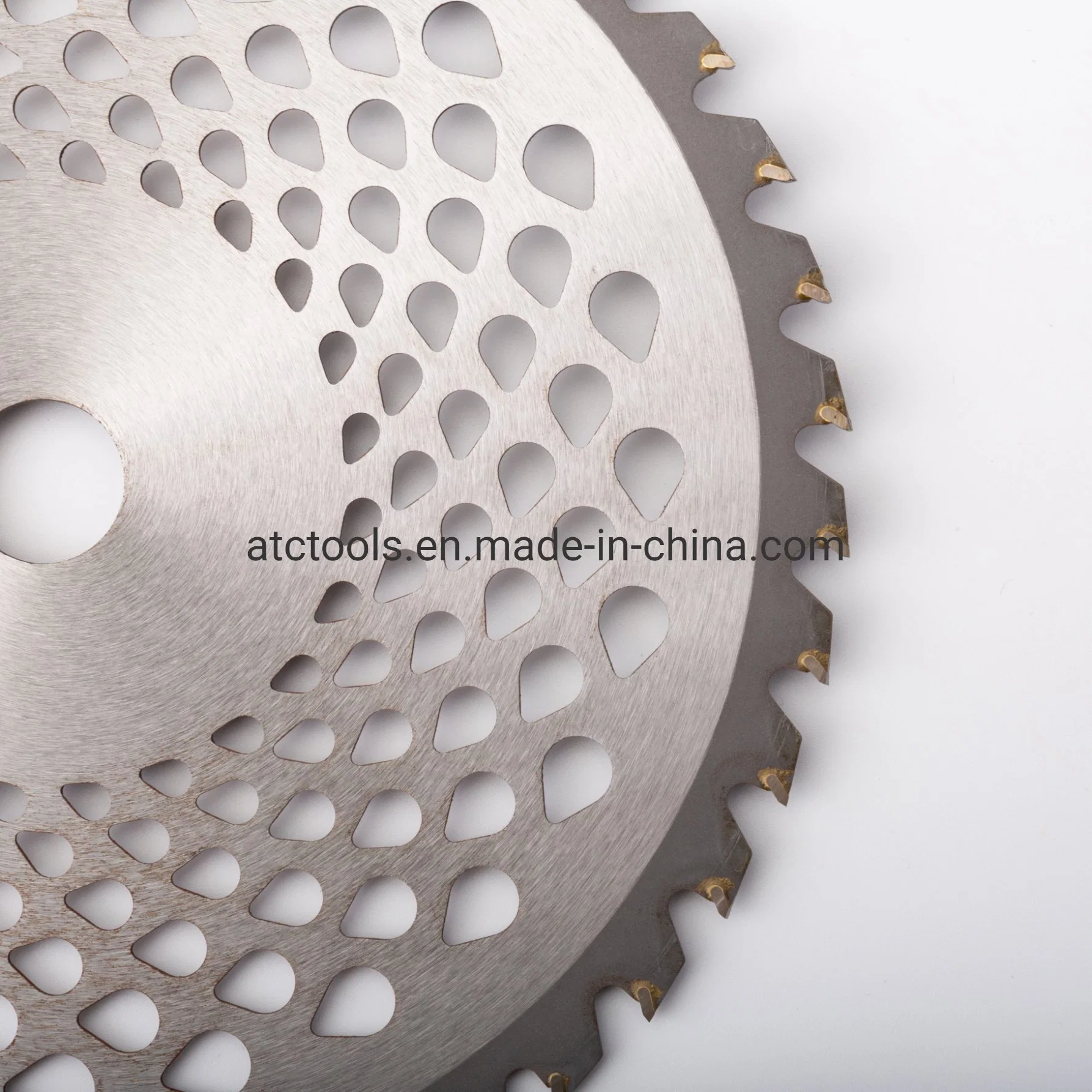 255X1.25X25.4X40t 6X24 Drip Holes Flat Brush Cutter Blade