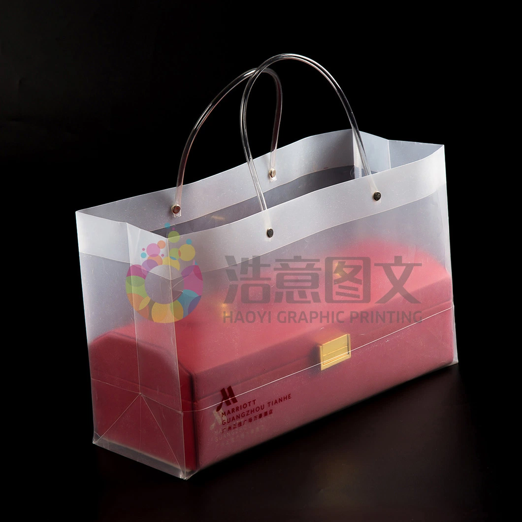 China Wholesale/Supplier Hotel Gift Box Transparent Plastic PVC Handbag Packaging
