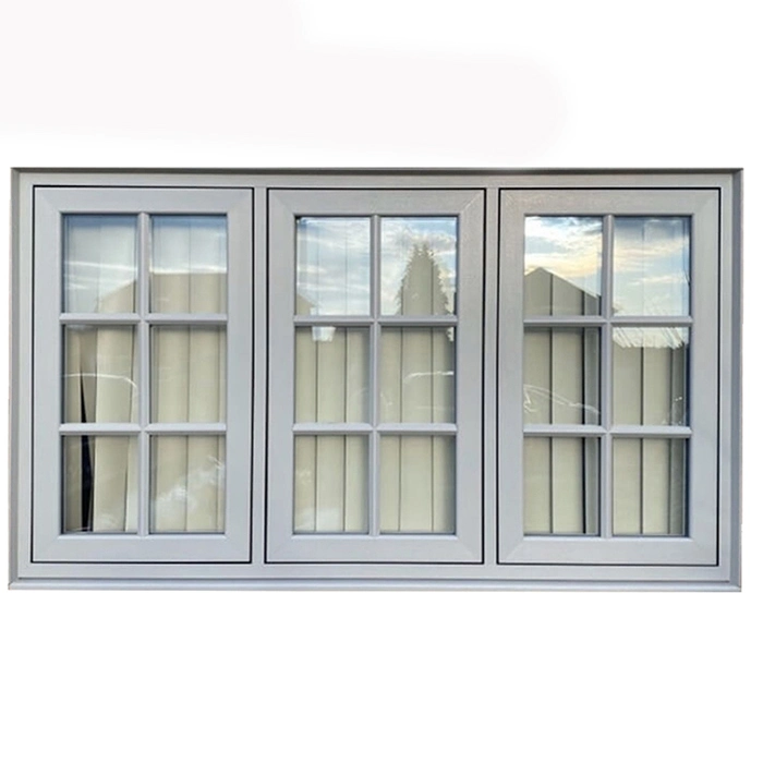 Modern Design Sliding Metal Casement Window French Steel Patio Doors Aluminum or Iron Steel Grill Window