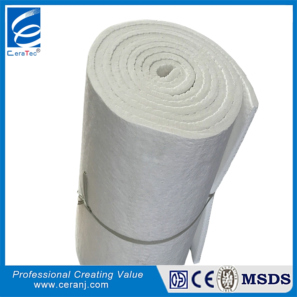 Industrial Kiln Lining Fireproof Thermal 1360c Ceramic Fiber Insulation Blanket