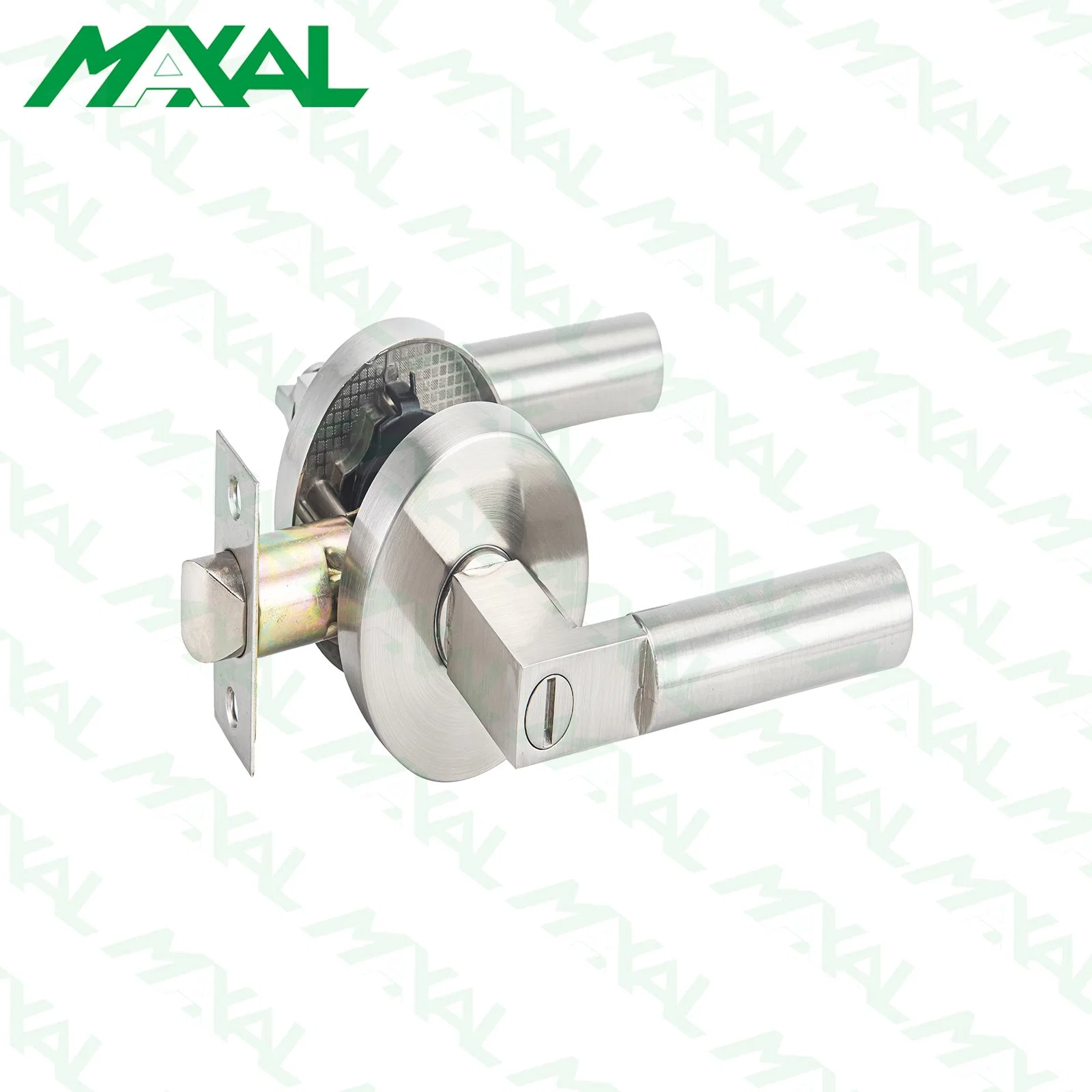 Maxal Heavy Duty Lever Set Round Handle Privacy Door Lock