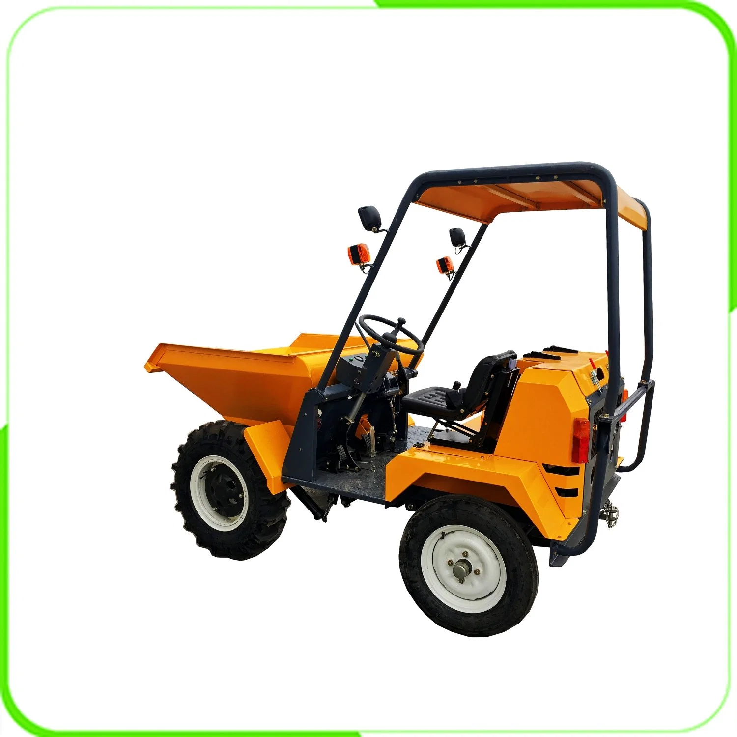 Le mini tracteur Dumper Mini chargeur de chenilles en caoutchouc Dumper camion diesel