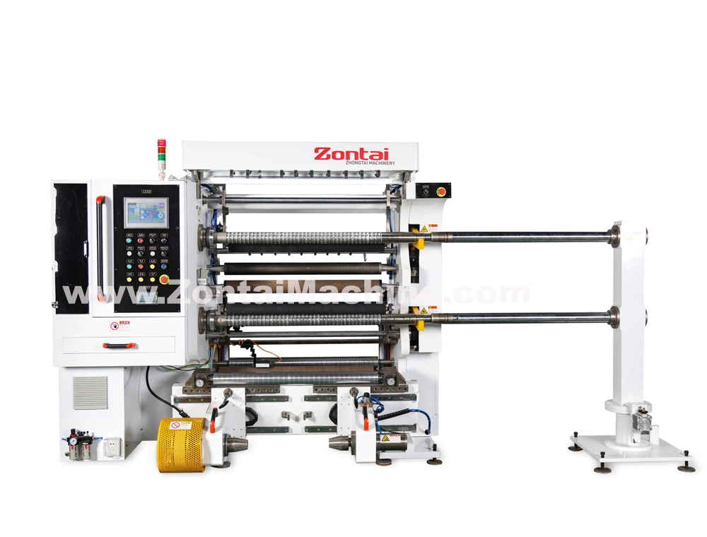 Etiqueta de Filme Plástico Zontai corte longitudinal e vertical máquina de Enrolamento