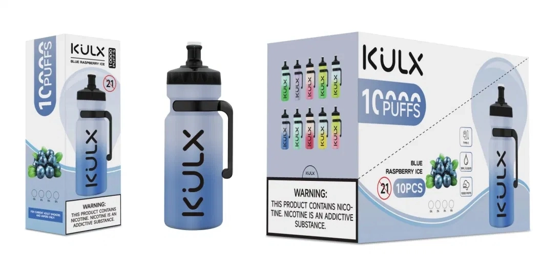 Factory Direct Vape jetables Kunx10000bouffées Type-C, 650 mAh de charge