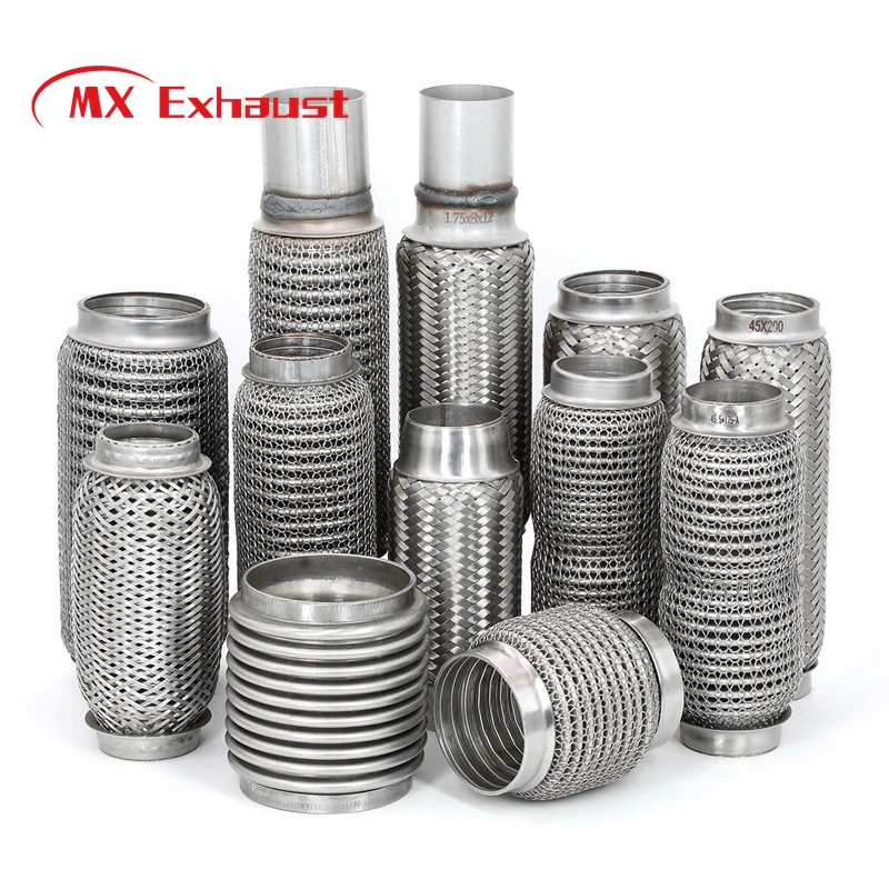 High Performance Automobile Exhaust Flexible Pipe Connections for Muffler Corrugation