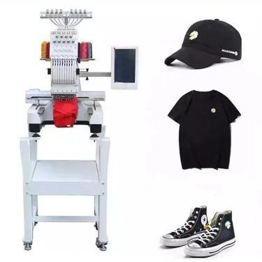 Hot Sale Single Head Computer Embroidery Machine for Garment, Shoes & Accessories