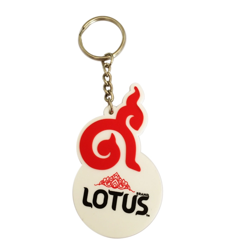 Factory Sales Promotion 2D/3D Soft Plastic Keychain