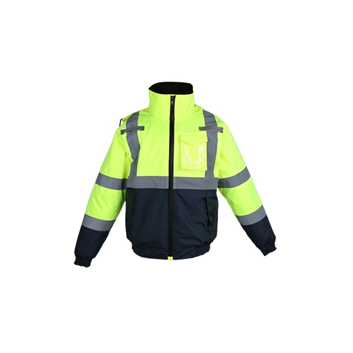 Safety Jacket Warm Winter Hi Viz Reflective Work Wear Lightweight