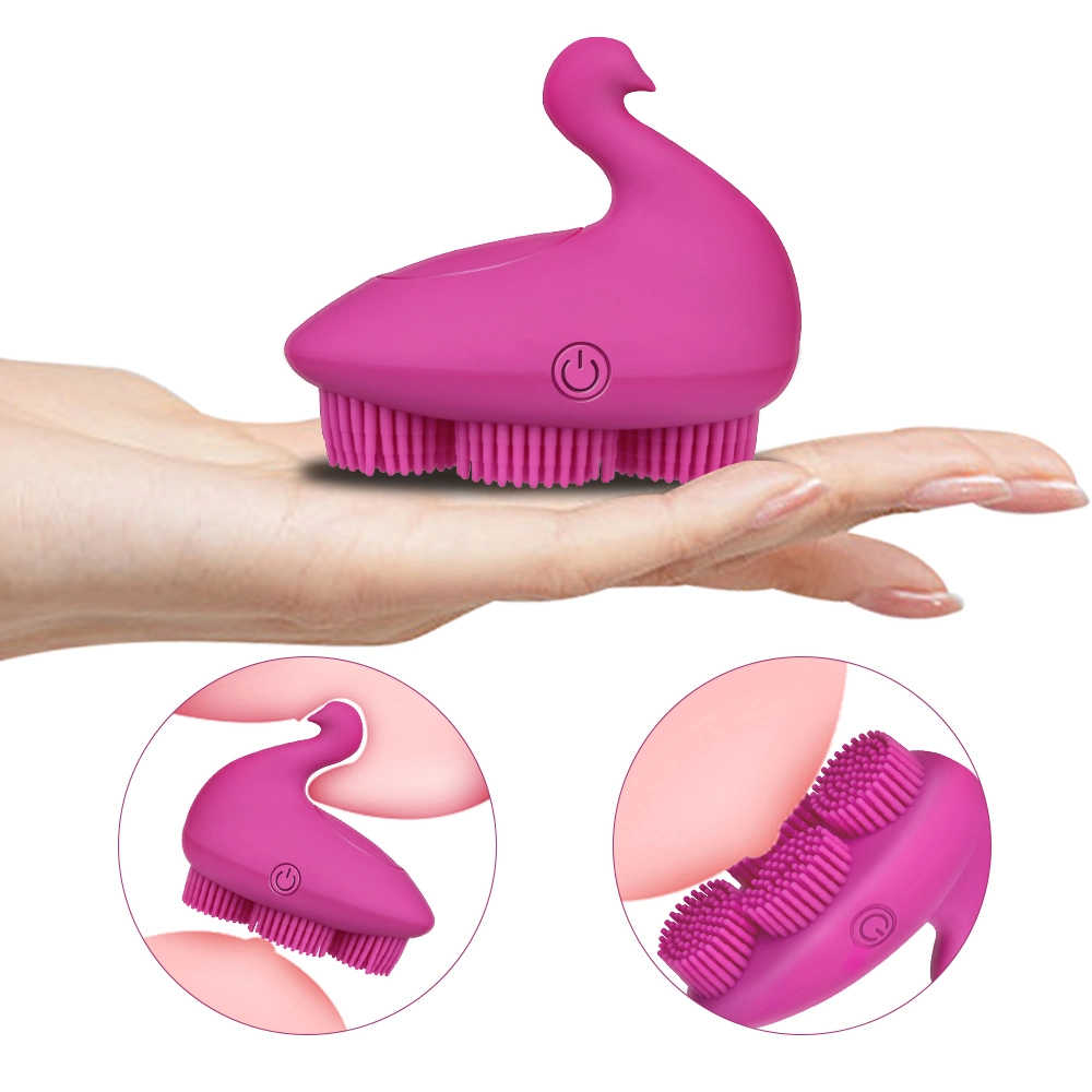 Estimulador de mamilo clitoral fêmea Masturbador Swan forma 10 velocidades Escova G Sex Toys for Women - vibrador de ponto