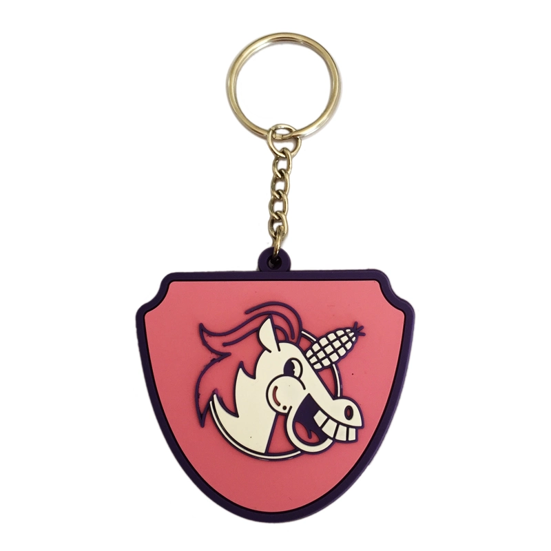 Fashion Cute Promotion Decoration Gifts Custom Silicone PVC Key Chain