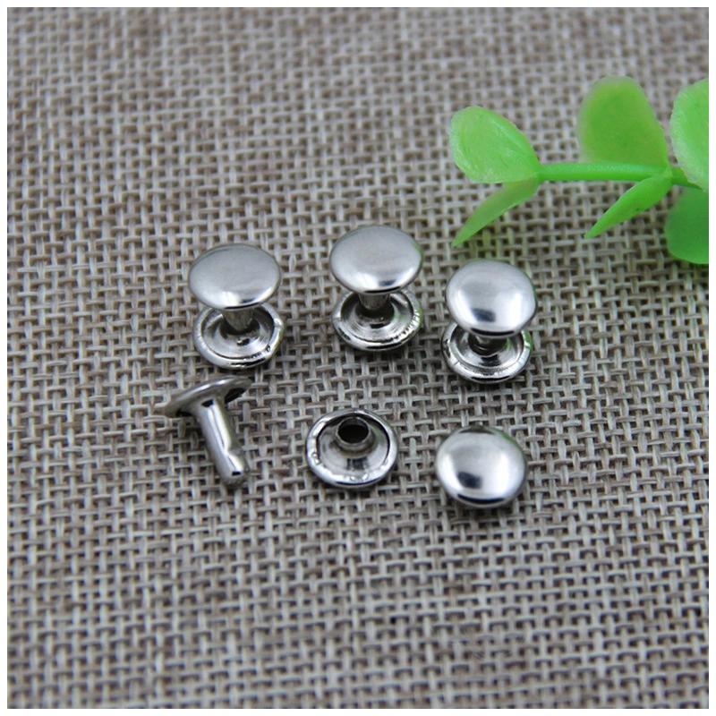 Decorative Metal Stud Jean Button Double Cap Rivets for Handbags Metal Rivet