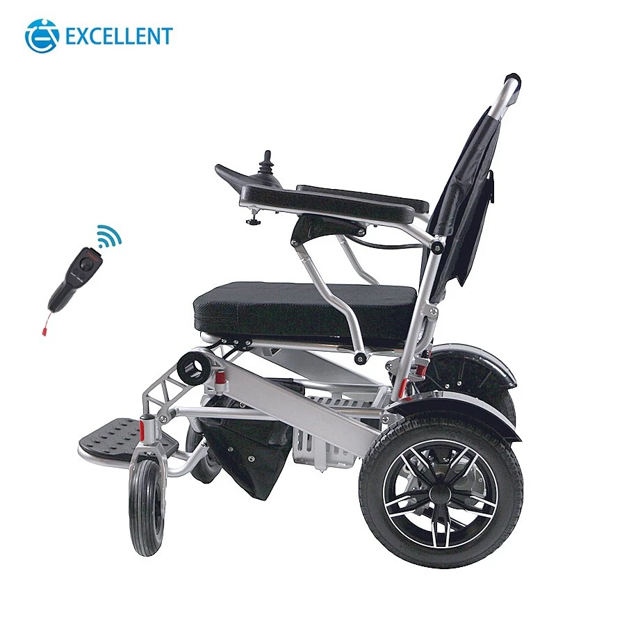 Portables batteries pliables fauteuil électrique fauteuils roulants médicaux électriques avec Télécommande