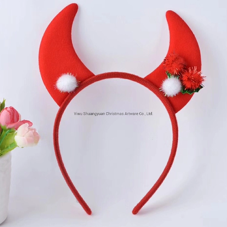 Headband Xmas Tree Pattern Christmas Head Hoop Boys Girls Hair Band for Children