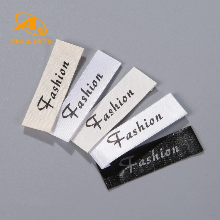 Sinicline Customized Garment Hang Tags High Temperature Resistant Washable Textile Linen Project Woven Label