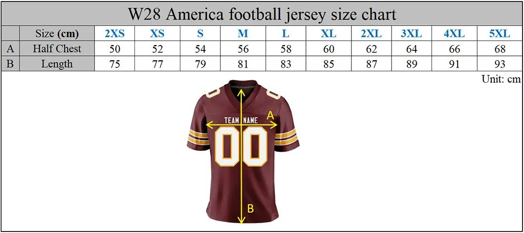 Custom Logo Wholesale/Supplier Plain Practice Shirt Sublimation Custom Exhibitions Uniform Wear American Football Jersey