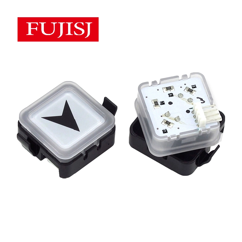 Elevator Call Button BS34c White Blue Light Lift Button Square Touch Button