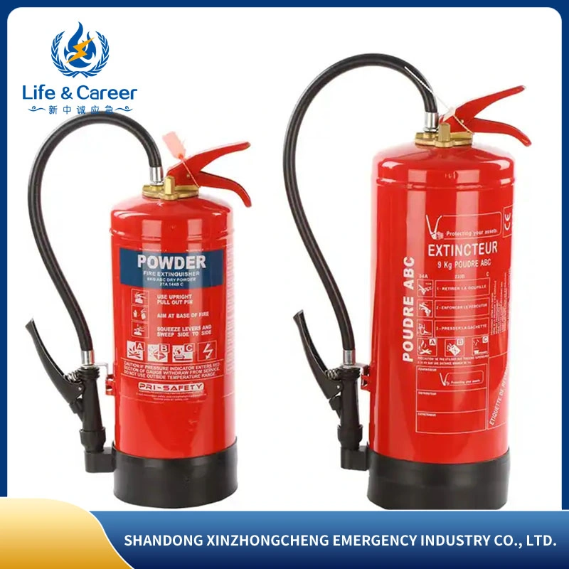 Nouvelle conception Equipement d'incendie poudre sèche extincteur 1 kg 2 kg Mini-équipement d'extinction d'incendie automatique portable de 3 kg