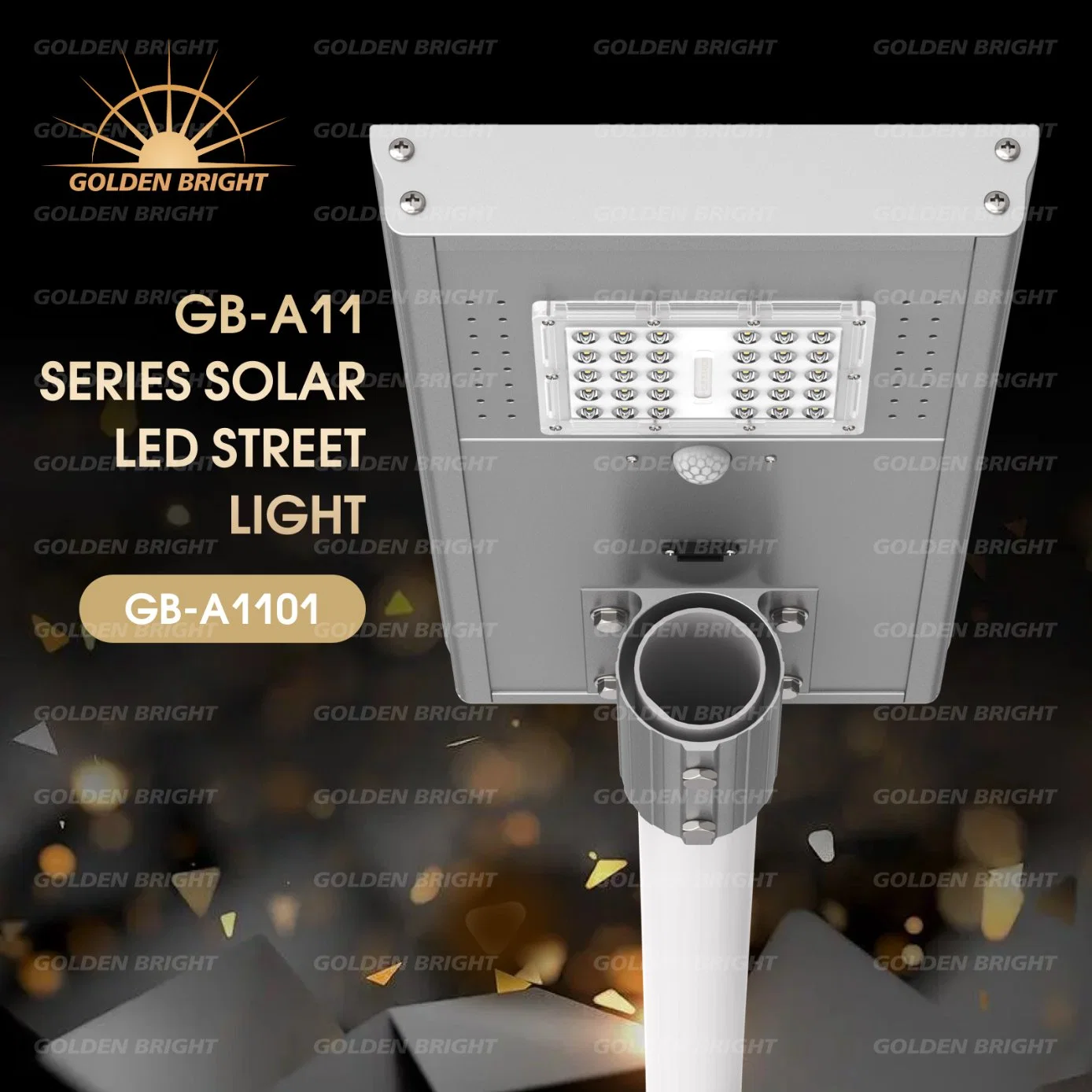 Customized CE Approved with Light Source LED Road 100W Lamp Solar Street Lighting