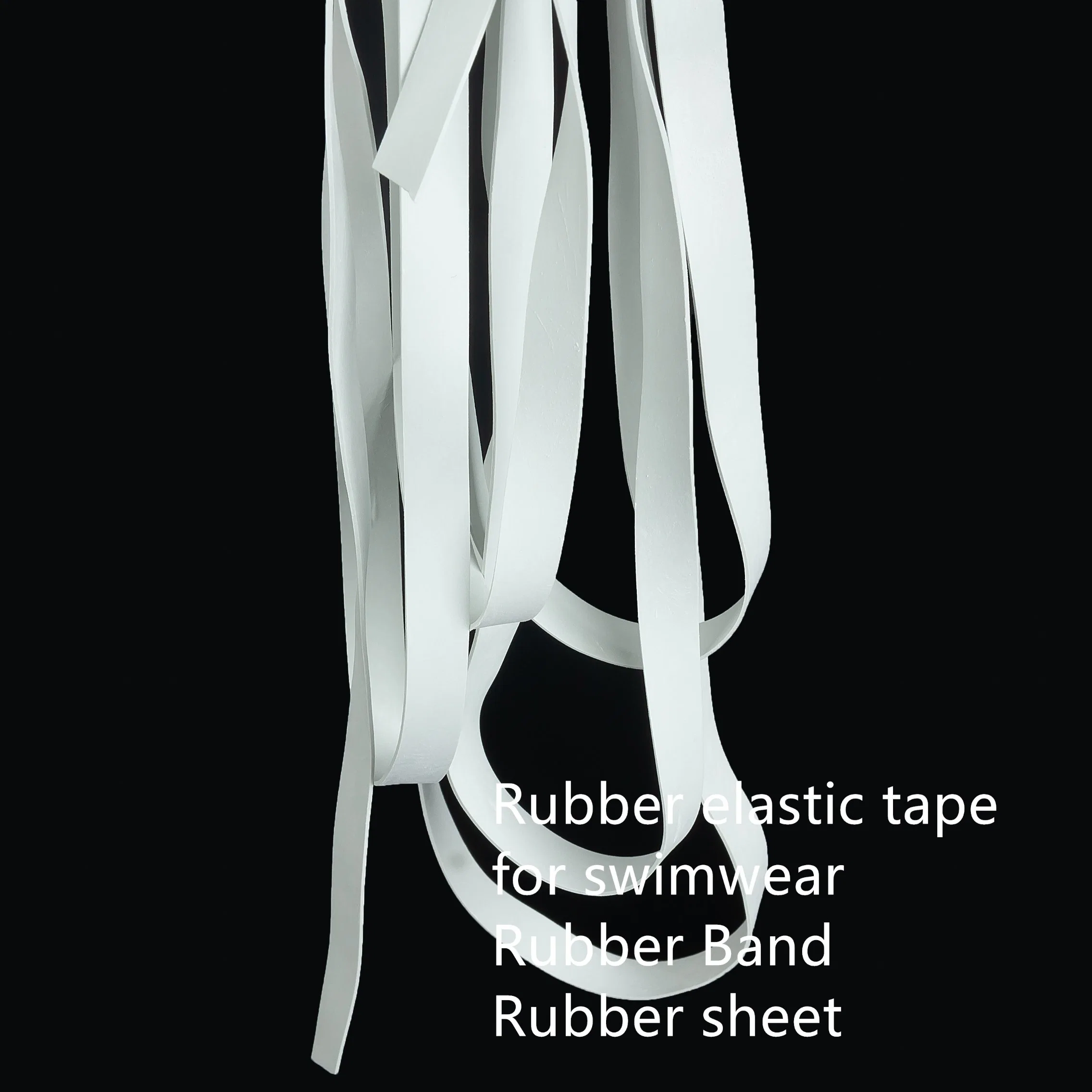 10mm Natural Rubber Elastic for Swimwear's Waitsband