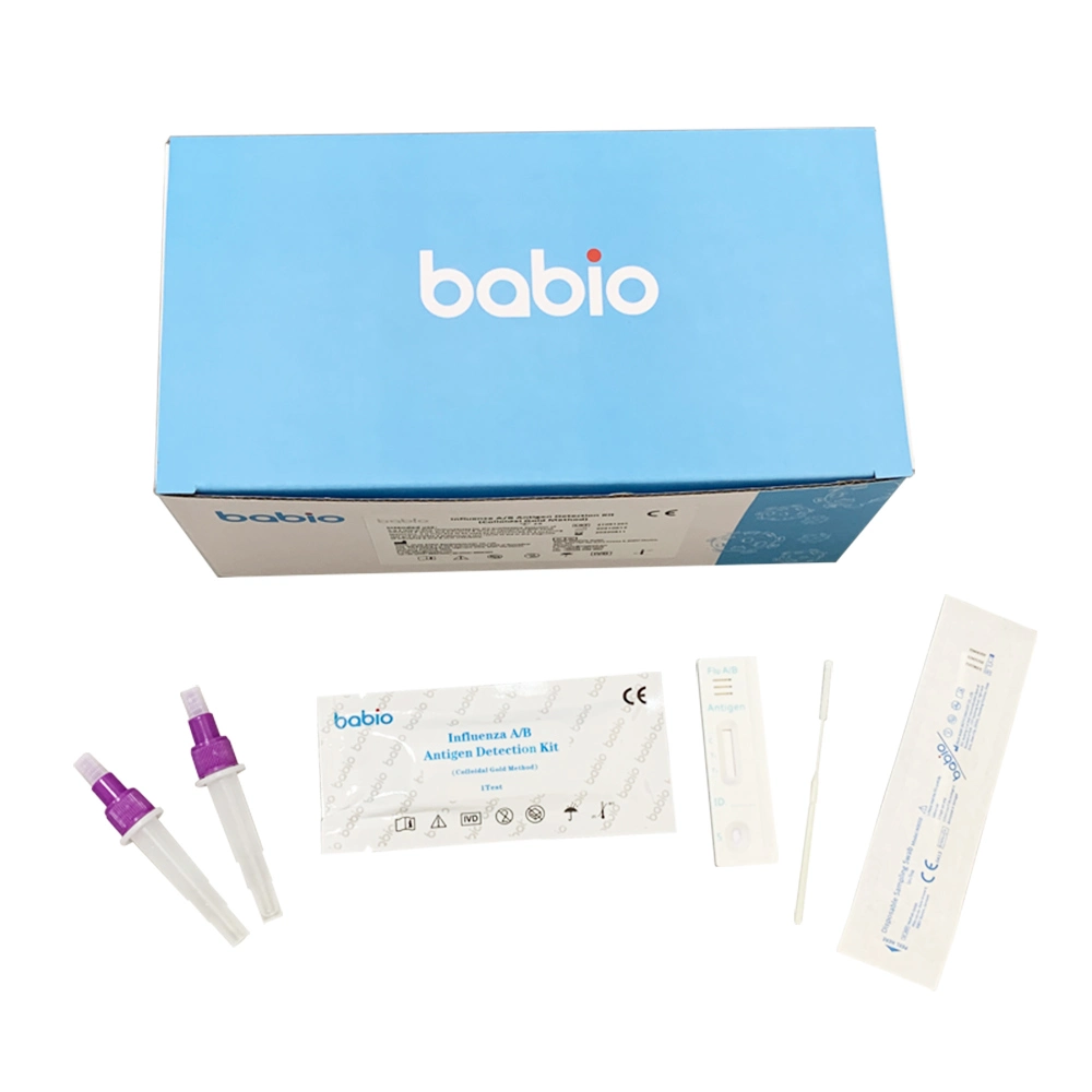 Babio Antigen Rapid Test Influenza Antigen Flu a B Test Kit