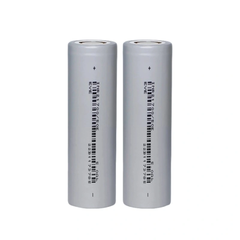 Rechargeable 21700 3.65V 5000mAh Lithium Battery Cells 21700 50e Li-ion Battery for E-Bike