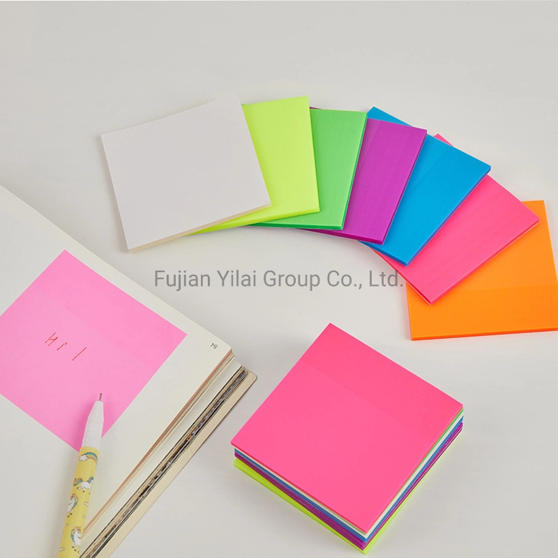 Pet Custom Simple Square Business Create Adhesive Transparent Sticky Notes