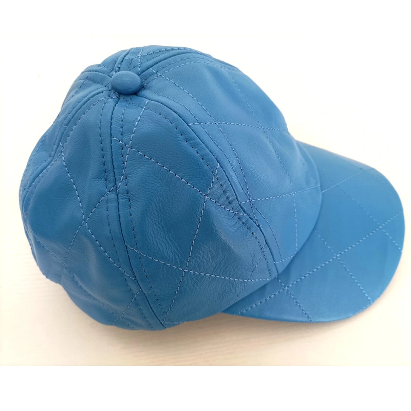 Cuero de piel de cordero PU camionero pintor pescador cuchara Caps gorras de béisbol