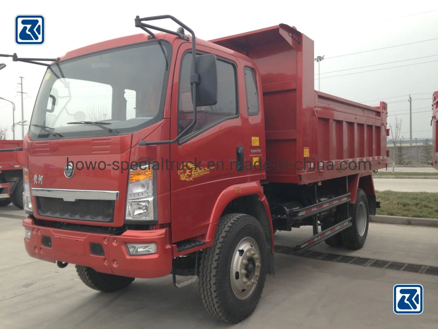 Sinotruk Cdw/HOWO Light Duty Dump Truck 5t 4X2 Tipper Truck Price