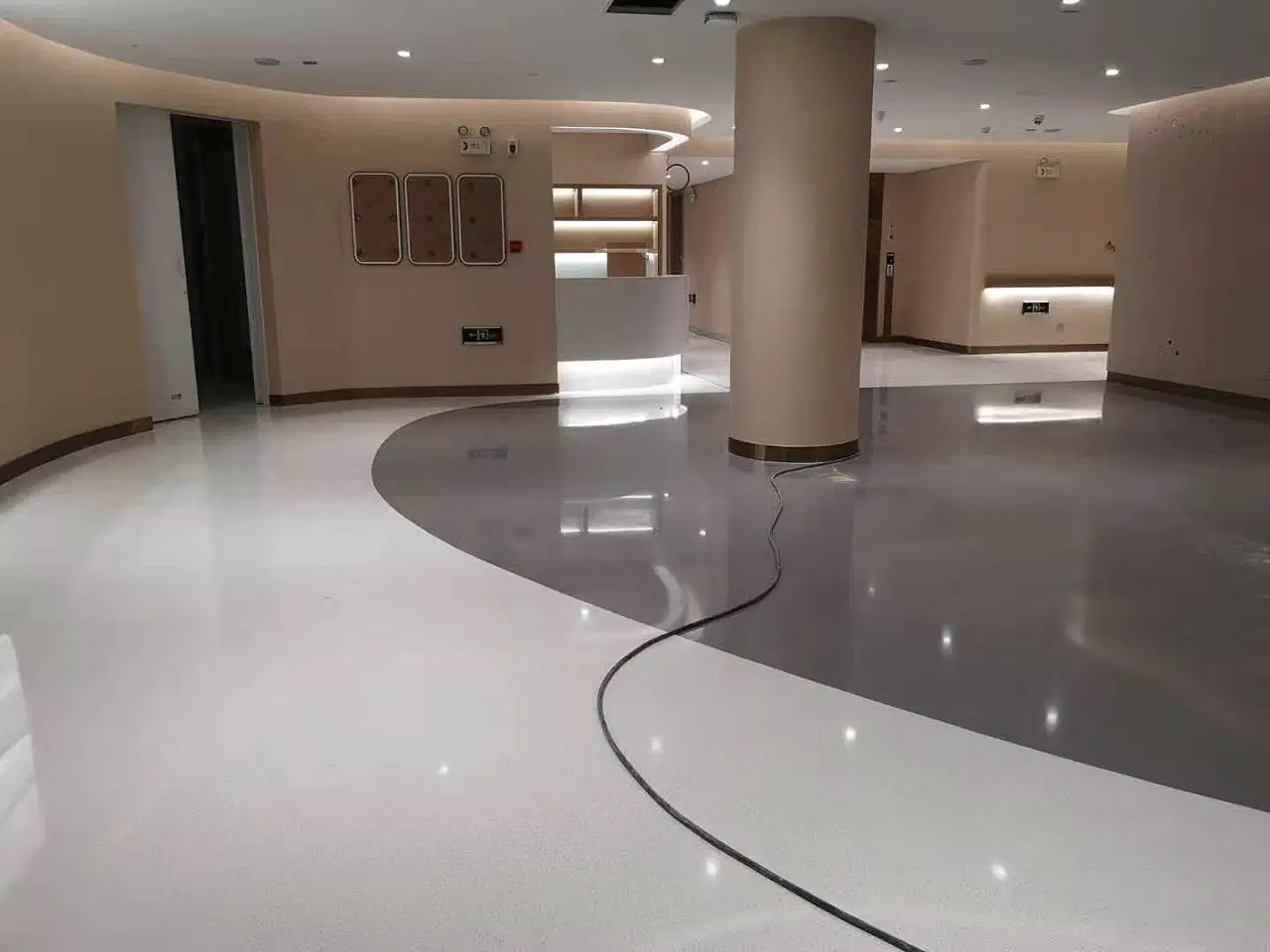 Hot Selling Hospital Vinyl Floor Rolls Heterogeneous PVC Floor in Rolls