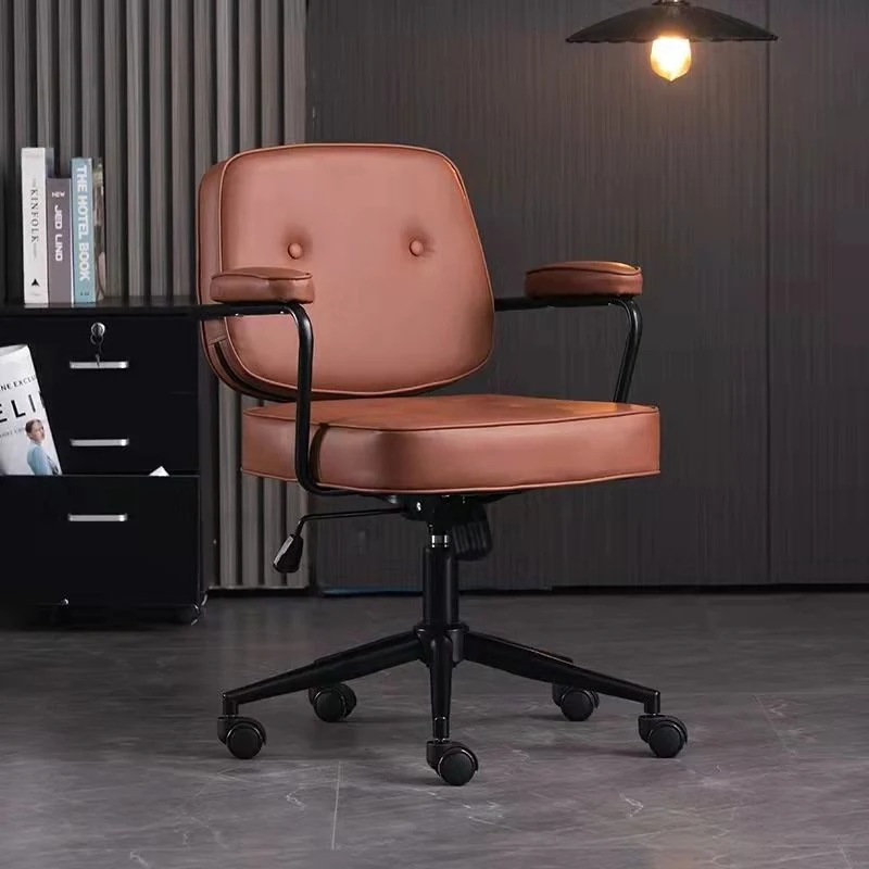 Hot Selling Modern PU Leather Commercial Furniture Comfortable Computer Desk Adjustable Gas Lift Mesh Office Chair  (ZG27-030)