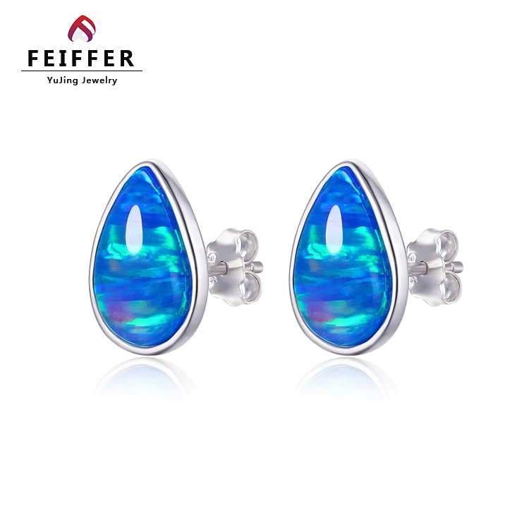 Wholesale Opal Jewellery, Fashion Stud Pear Earring Jewellery