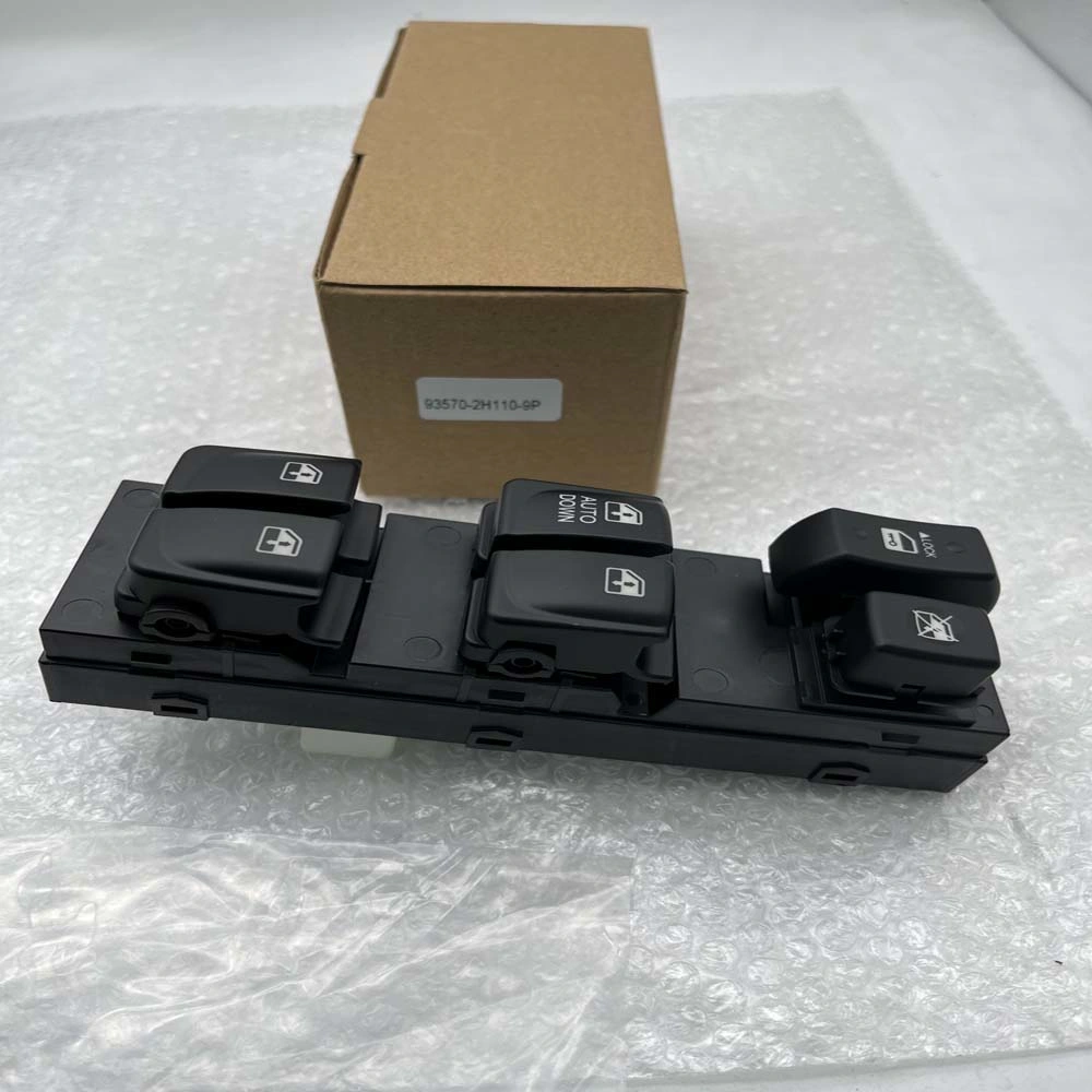 93570-2h110 9p Auto Down Master Power Window Switch for Elantra 07-10