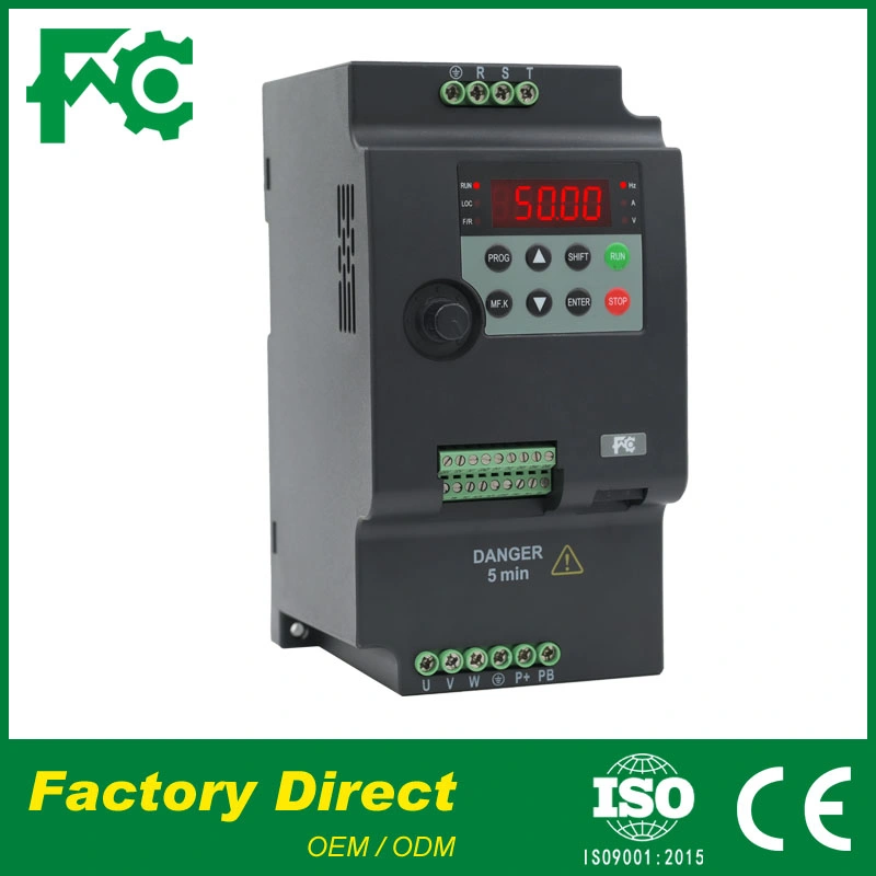 Vector Control Motor Speed Controller FC100e 220V 2.2kw