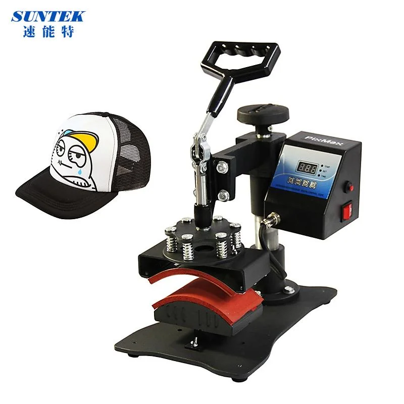 Hat Heat Press 350W Transfer Sublimation Maschine hat Press Printing Maschine