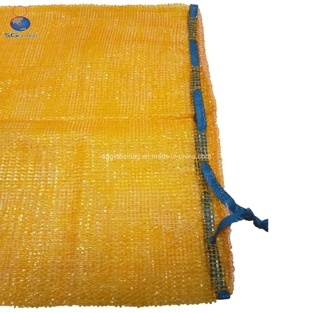 GRS SGS CE Approved Factory Empty PP Woven Tubular Leno Fruit Vegetable Firewood Packing 25kg Wholesale/Supplier Mesh Bag