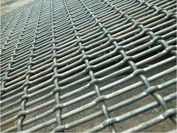 High Security Crimped Iron Wire Mesh Square Hole Screen Mesh