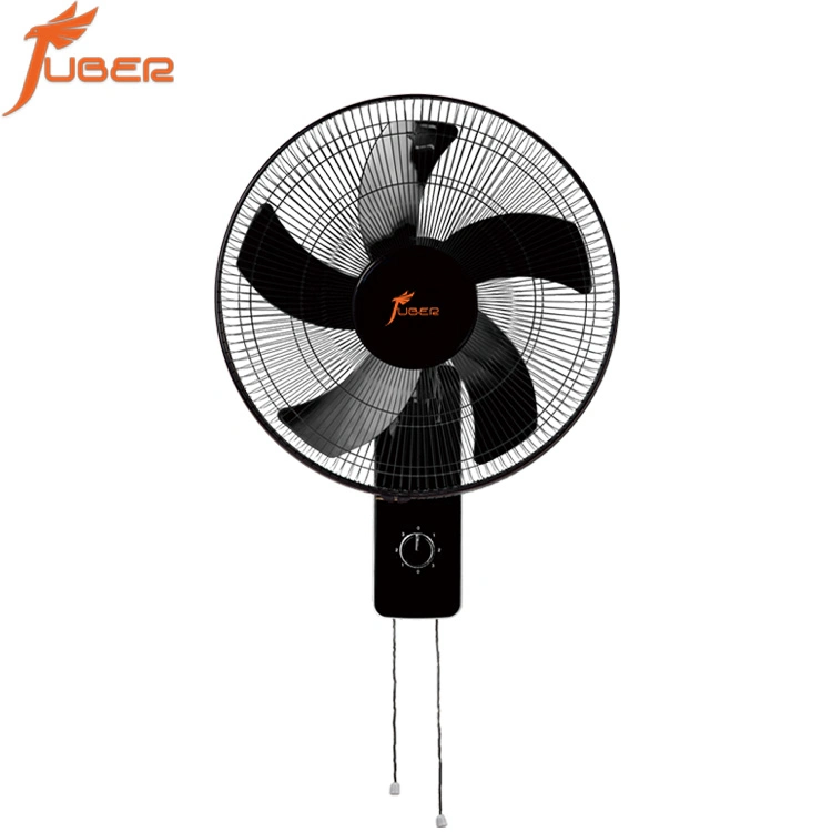 16 Inch 220V 45W Oscillating 5 PP Blades Wall Fan for Dormitory