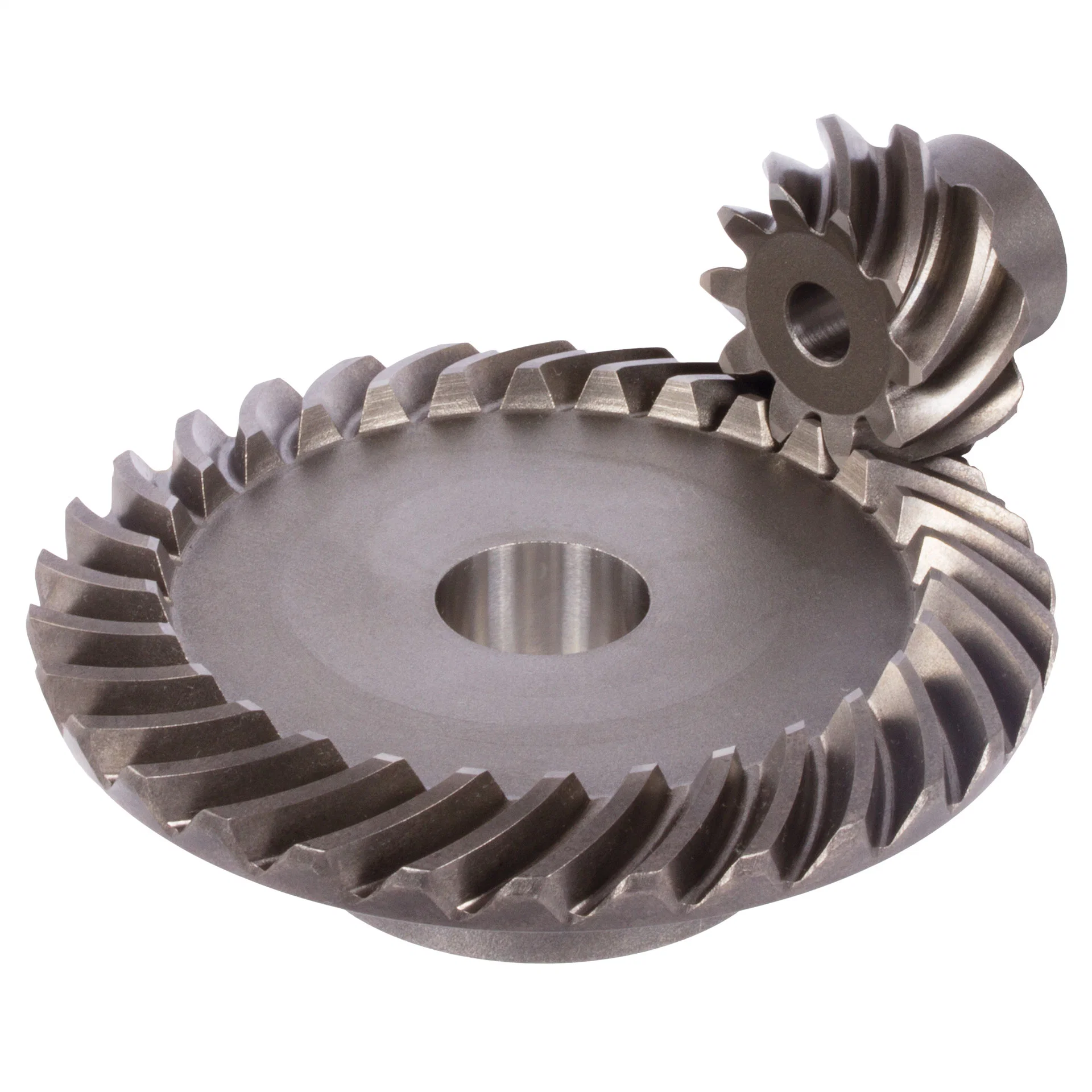 OEM Manufacturer Precision Machined 42CrMo4 Steel Spiral Toothed Bevel Gears