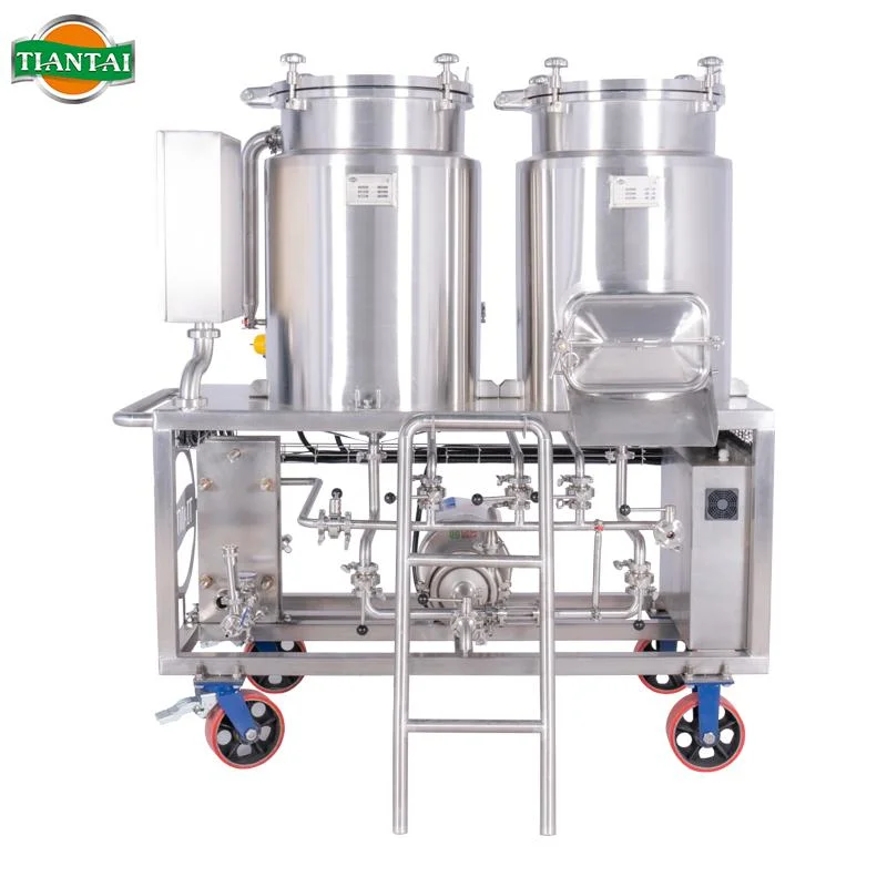 100L 2vessels Electric Heating Beer Brewing Equipment