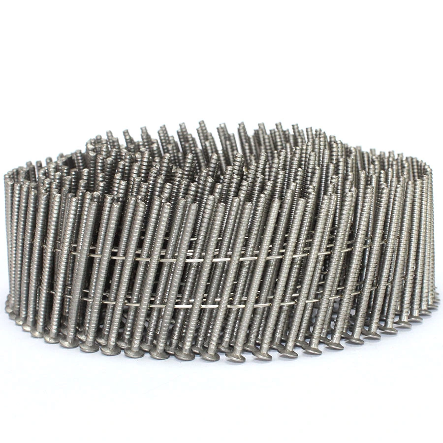 15 Degree Stainless Steel Coil Siding Nails 1-7/8 X 0.092in