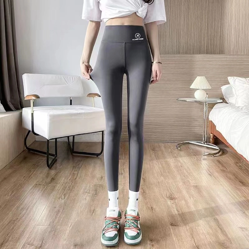 Frühling und Herbst New Shark Pants Damenhose Außenbekleidung High-Waisted Bauchlifting Hip Yoga Pants Fitness Leggings