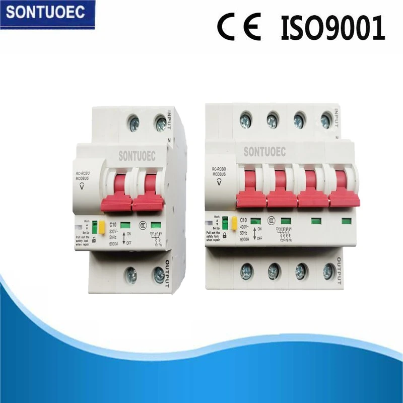 WiFi Intelligent Circuit Breaker WiFi MCB RS485 Function 2p, 4p