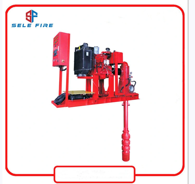 UL Listed FM Approved Engine Driven Diesel Vertical Turbine Centrifugal Fire Pump,Vertical Diesel Fire Fighting Water Pump,High Capacity Vertical Sump Fire Pump