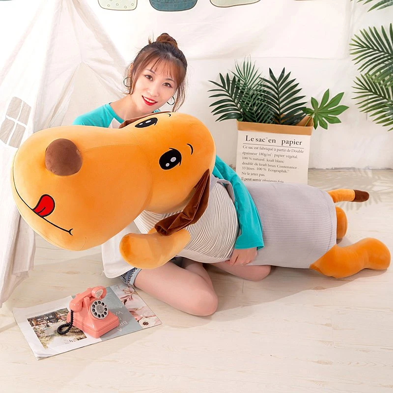 Plush Toy Wholesale/Supplierrs Carrying Dog Long Dog Pillow Soft and Comfortable Dog Pillow