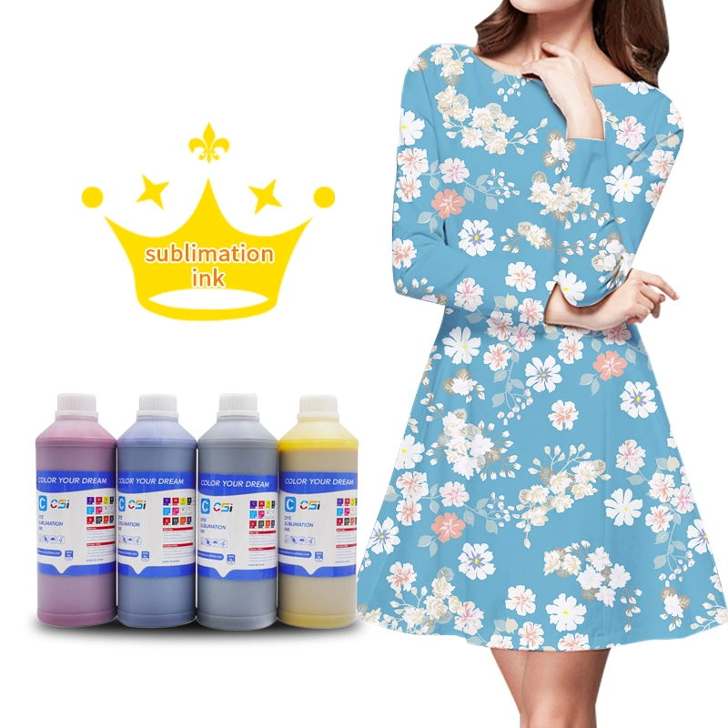 Textile Clothing Printing Ink 4-Color Water-Based Sublimation Ink