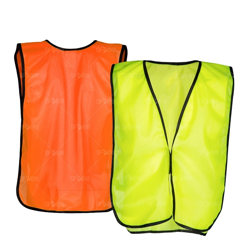 Custom Traffic Workers Fluorescent Green Construction Safety Vest Engineer Roadway Security Vest